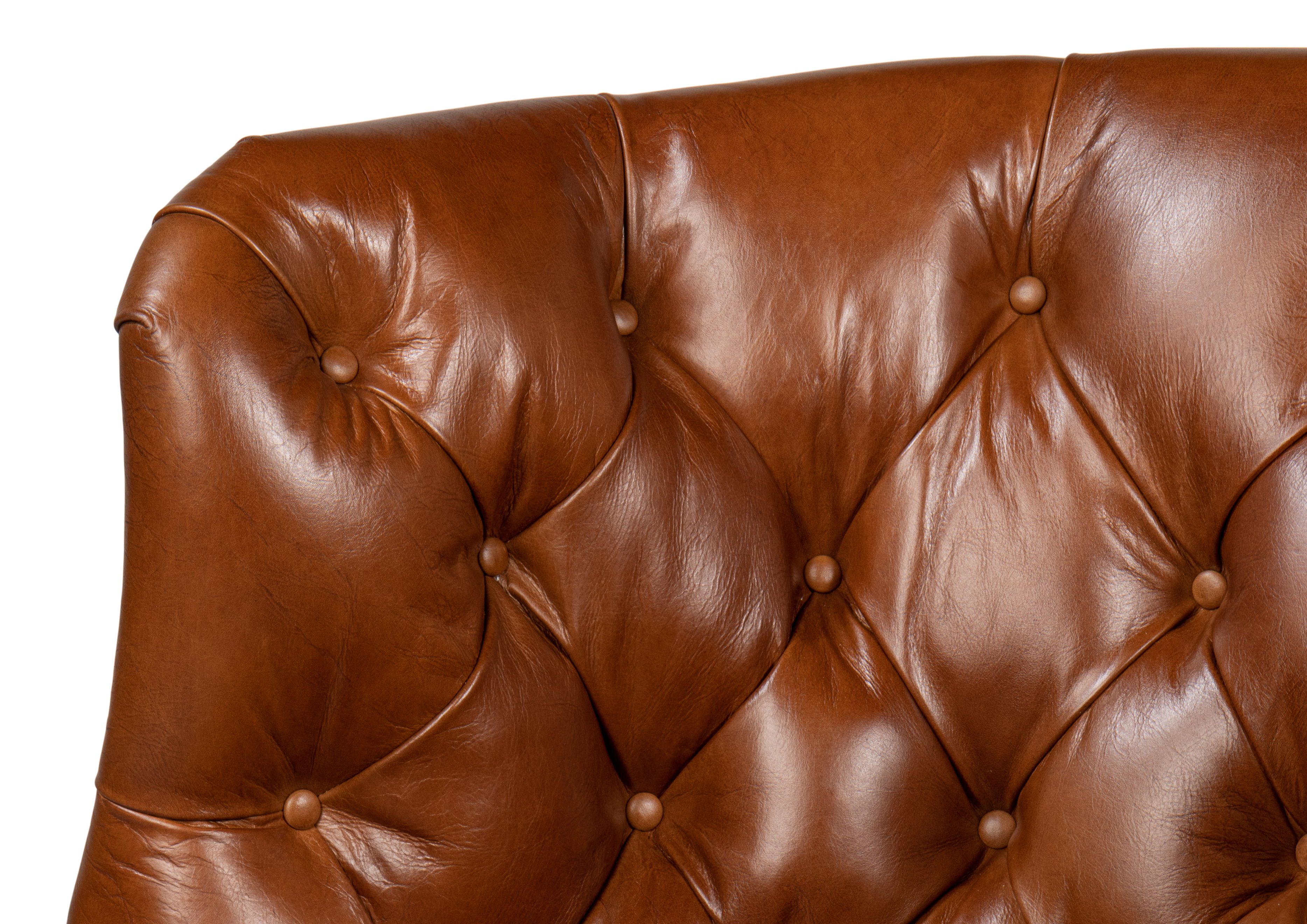Welsh Leather Chair  Vintage Havana large image 