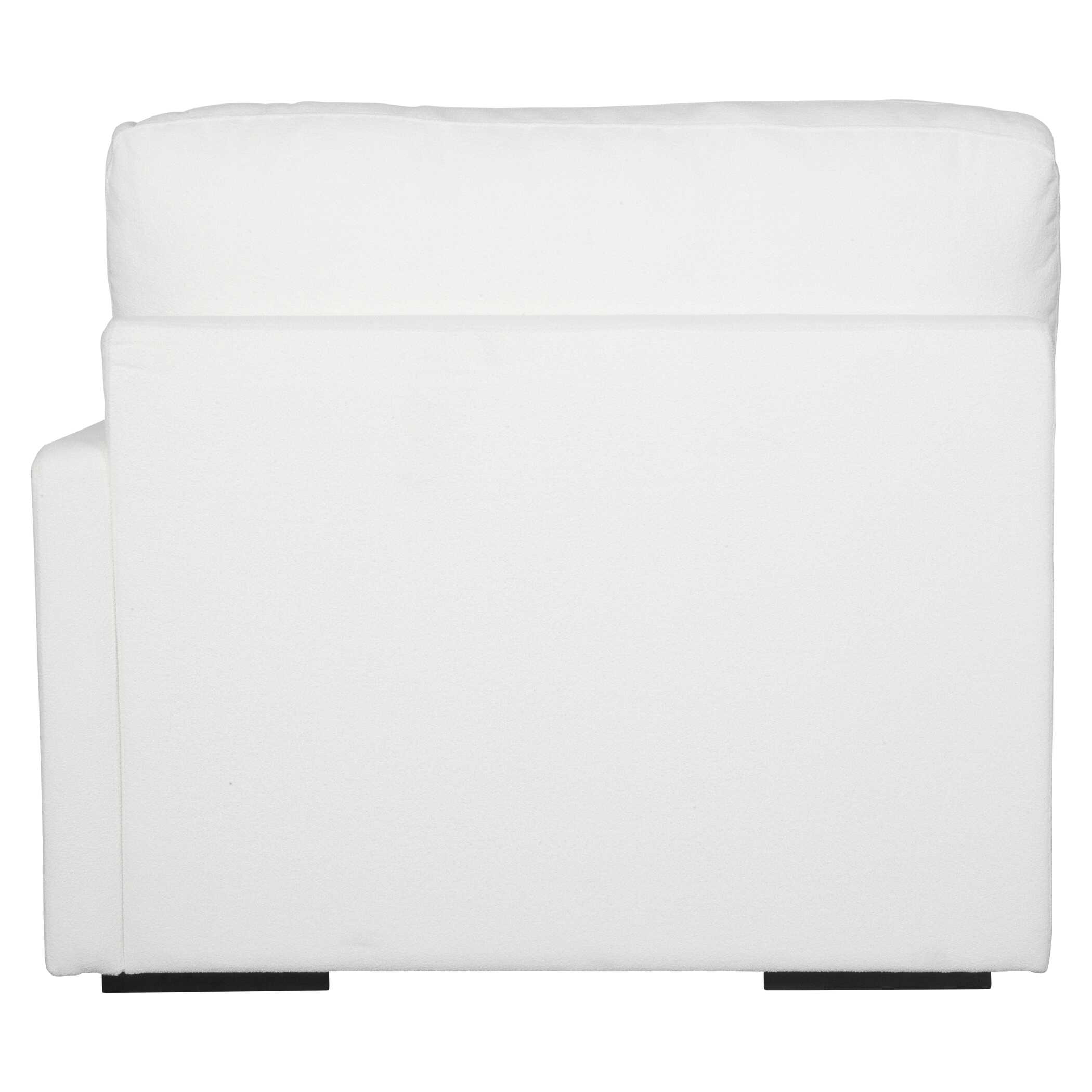 Refuge Arctic White Right Arm Facing Sofa, Furniture by Uttermost, 43.25" width x 30" height x 37.5" depth View 6