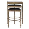 India Nesting Tables Set/3, Side & End Table by Uttermost, 19" width x 24" height x 17.75" depth thumbnail 6
