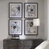 Tangled Threads Abstract Framed Prints Set/4, Art by Uttermost, 24.37" width x 28.37" height x 1.62" depth thumbnail 2