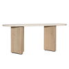 Oja Console Table Natural, by Dovetail, 71" width x 29.6" height x 17.75" depth thumbnail 1