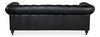 Castered Chesterfield Sofa,Onyx Black thumbnail 2