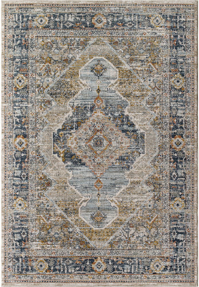 Beckham Machine Woven Rug, by Surya, 7'2.61" length x 2'7.5" width