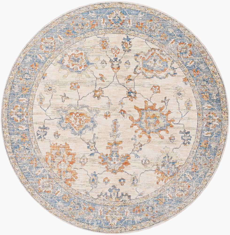 Chicago Machine Woven Rug, by Surya, 6'7" length x 6'7" width