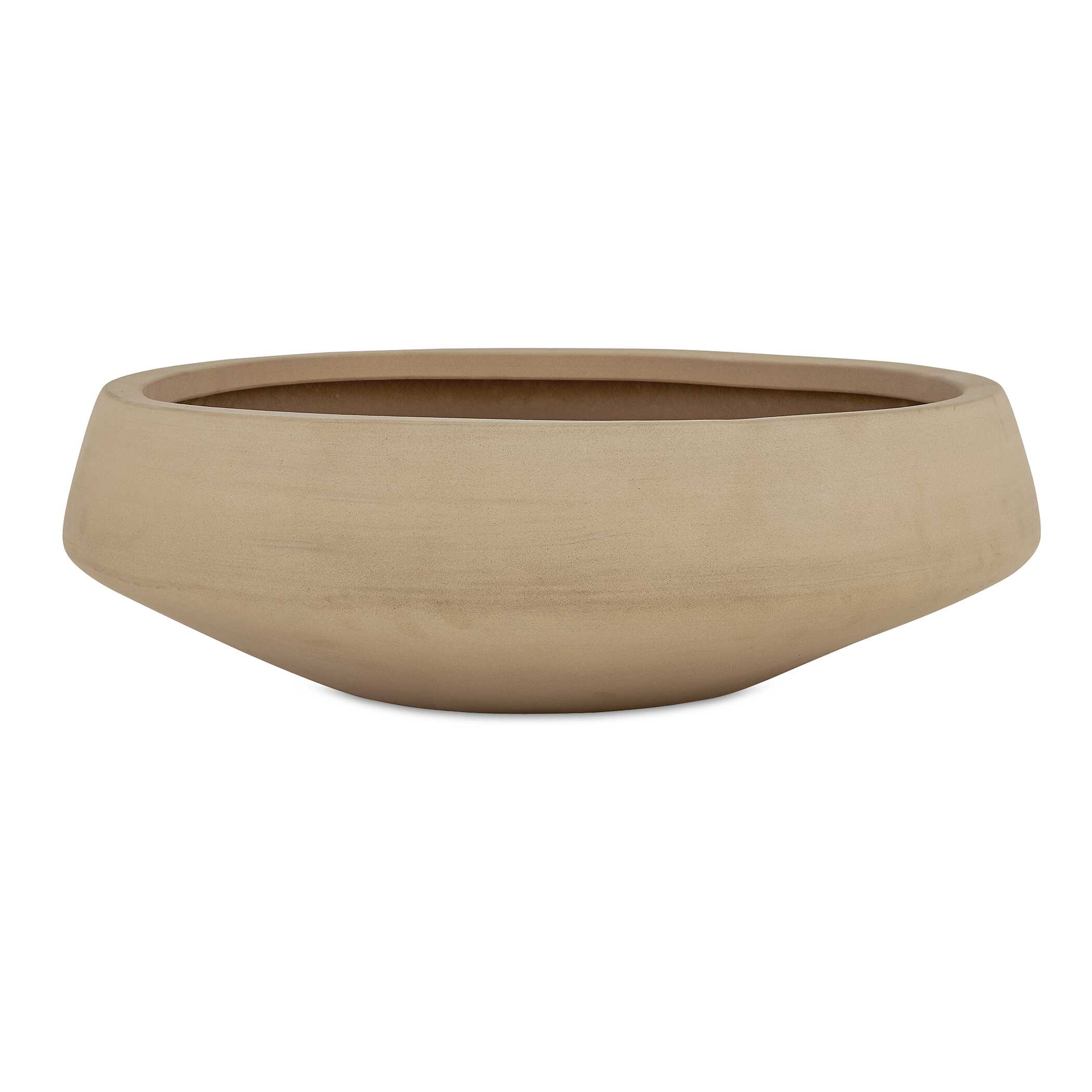Sienna Scape Indoor-Outdoor Bowl, Decorative by Uttermost, 20" width x 6.75" height x 20" depth View 1