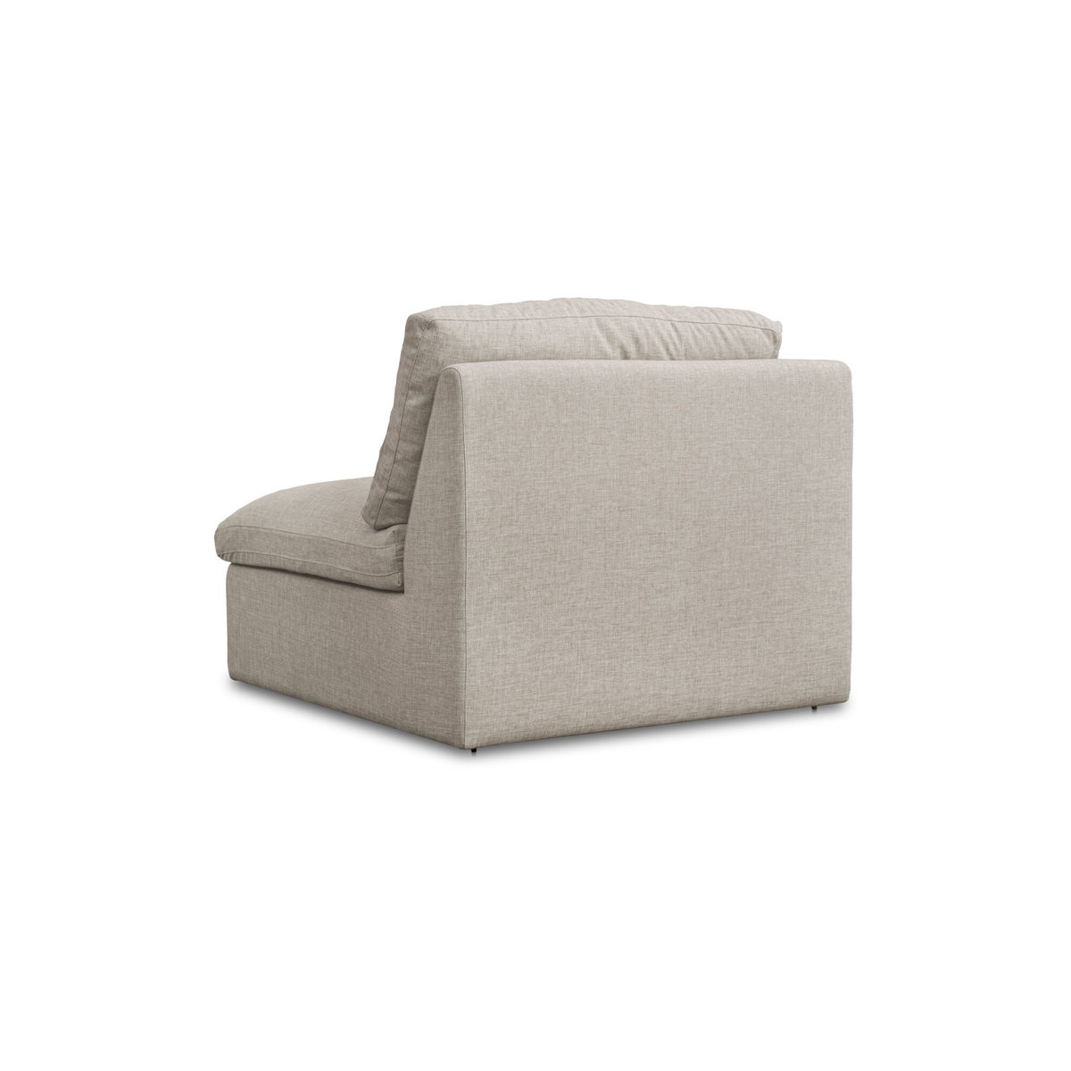 Miles Outdoor Corner Speckled Light Grey, Sectional Sofa by Moe's Home, 40" width x 35.8" height x 40" depth View 2