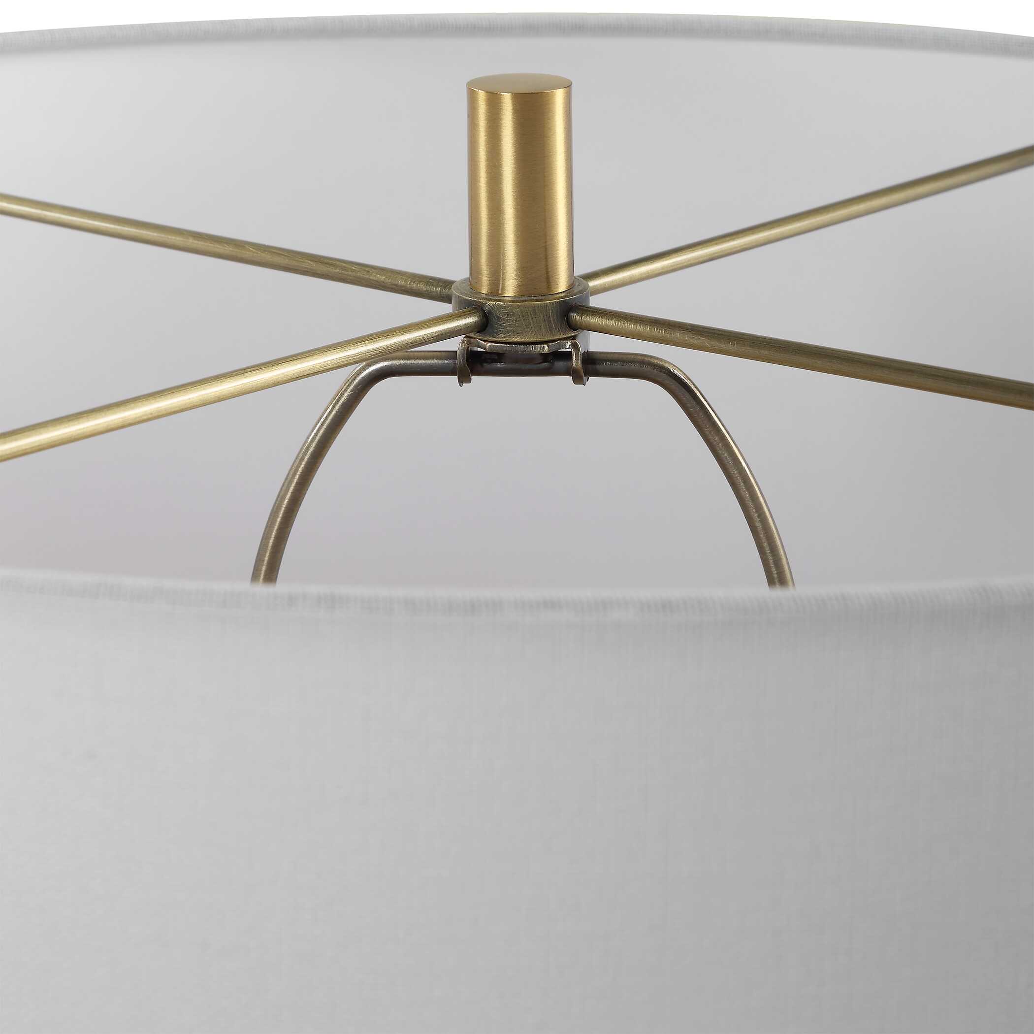 Verdant Multi-Colored Table Lamp, by Uttermost, 18" width x 27.75" height x 18" depth View 7