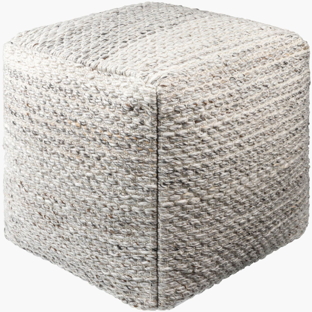 Averill Pouf, Ottoman by Surya, 18" width x 18" height
