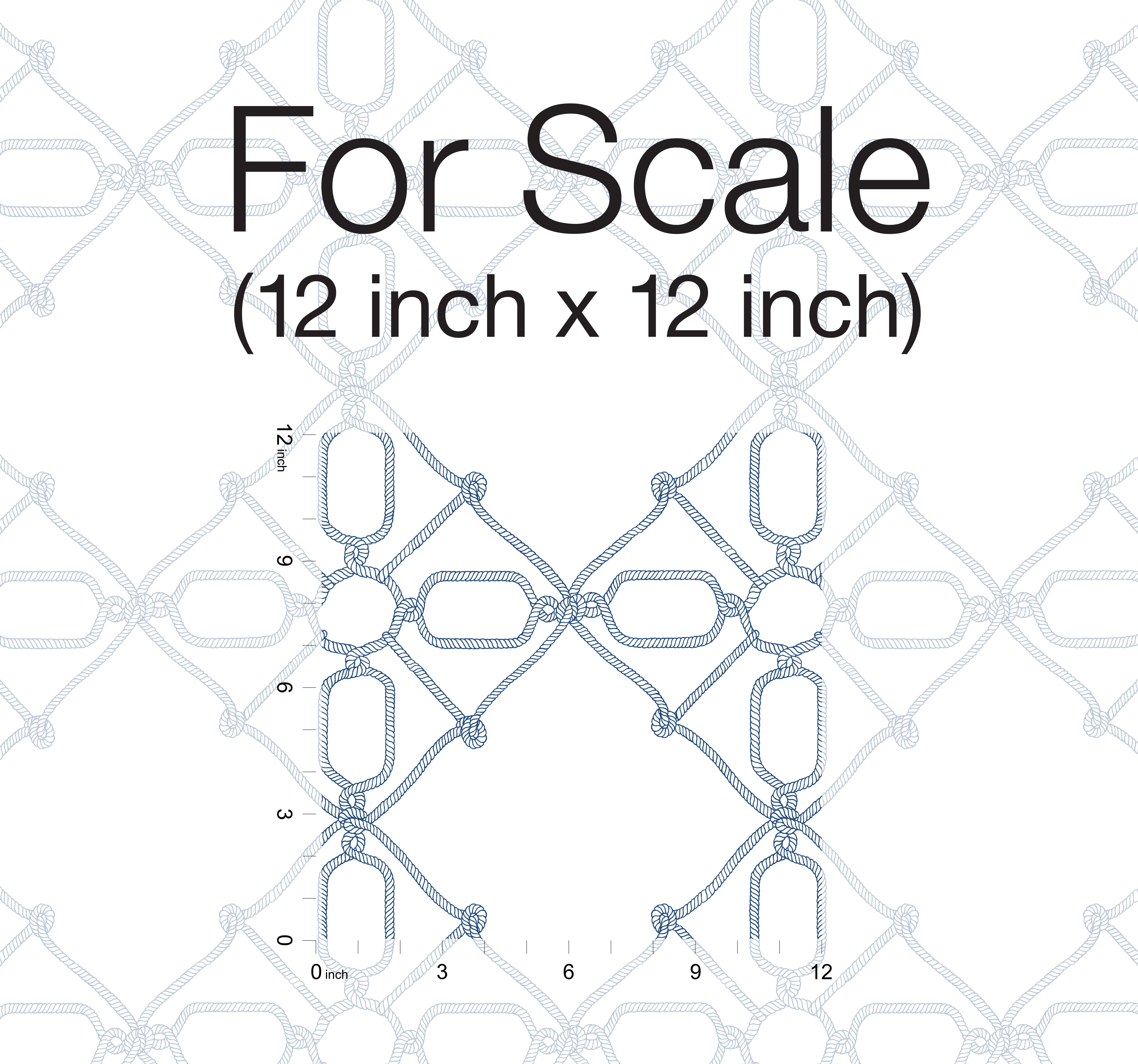 Seawater Diamond Trellis Navy & White Peel & Stick Wallpaper large image 