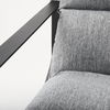 Guilia Castlerock Gray With Metal Frame Sling Accent Chair thumbnail 12
