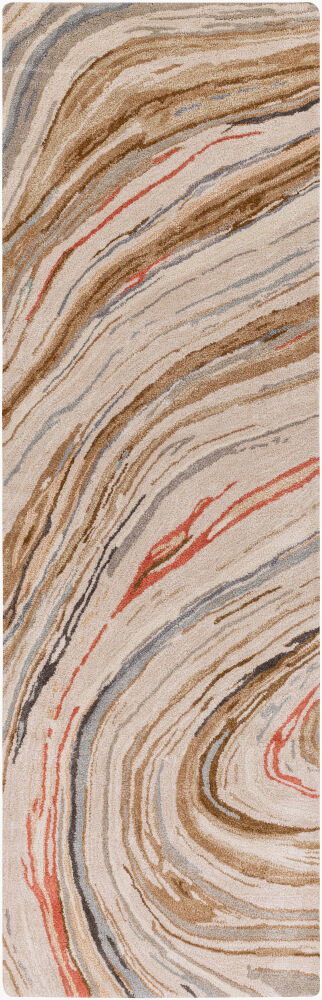 Kavita Handmade Rug, by Surya, 8' length x 2'6" width