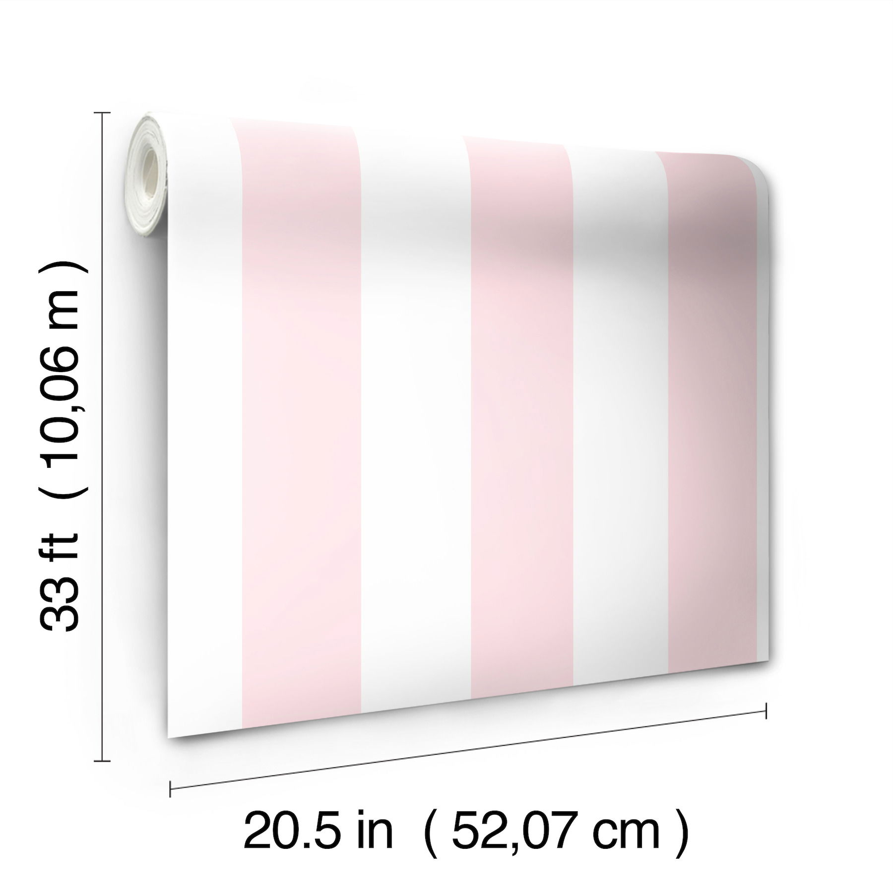 Disney Princess Silk Stripe Pink Wallpaper large image 
