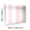 Disney Princess Silk Stripe Pink Wallpaper thumbnail 2
