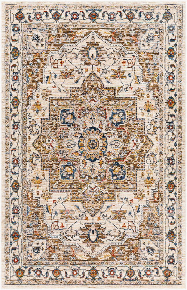 Truva Machine Woven Rug, by Surya, 1'3.75" length x 1'3.75" width