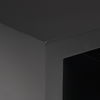 Vondra Matte Black Metal with Open Shelves Side table thumbnail 7