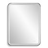 Crofton Lighted Nickel Vanity Mirror, by Uttermost, 22.25" width x 32.25" height x 2.12" depth thumbnail 1