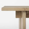 Aida 18H Light Brown Wood Dining Bench thumbnail 7
