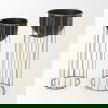 Danica Set of 2 Matte Black Metal Plant Stands, Planter by Mercana, 10.43" length x 10.43" width x 25.39" height thumbnail 3