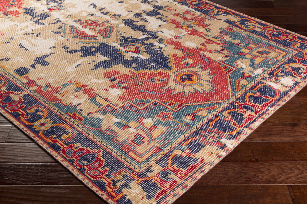 Hoboken Handmade Rug, by Surya, 3' length x 2' width
