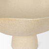 Radka Beige Textured Large Metal Decorative Bowl, by Mercana, 19.69" length x 15.75" width x 8.25" height thumbnail 7