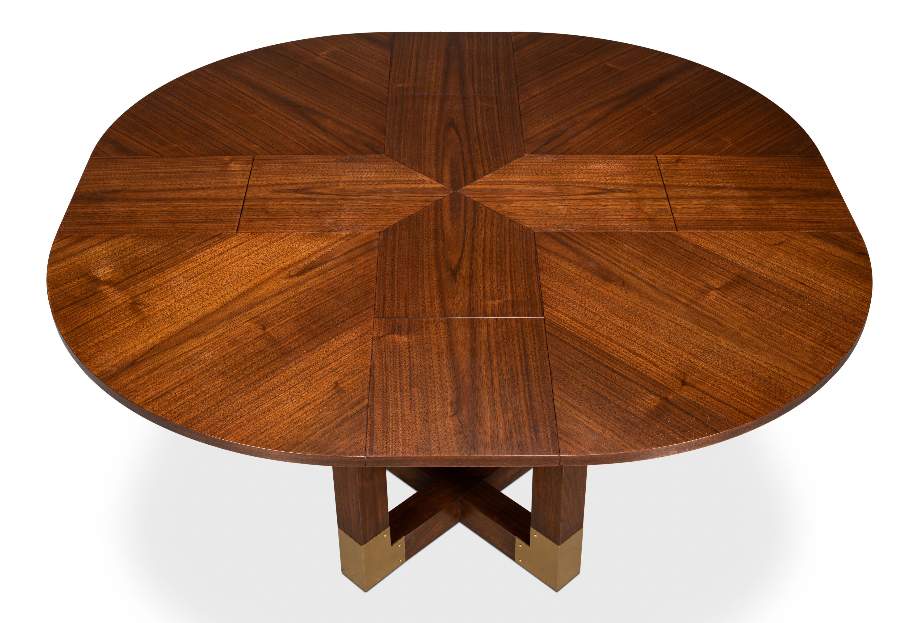 Brooklyn Jupe Table, Dining Table by Sarreid, 42" length x 56" width x 30" height View 4