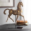 Caballo Dorado Horse Sculpture, Decorative by Uttermost, 14" width x 16.5" height x 5.12" depth thumbnail 7