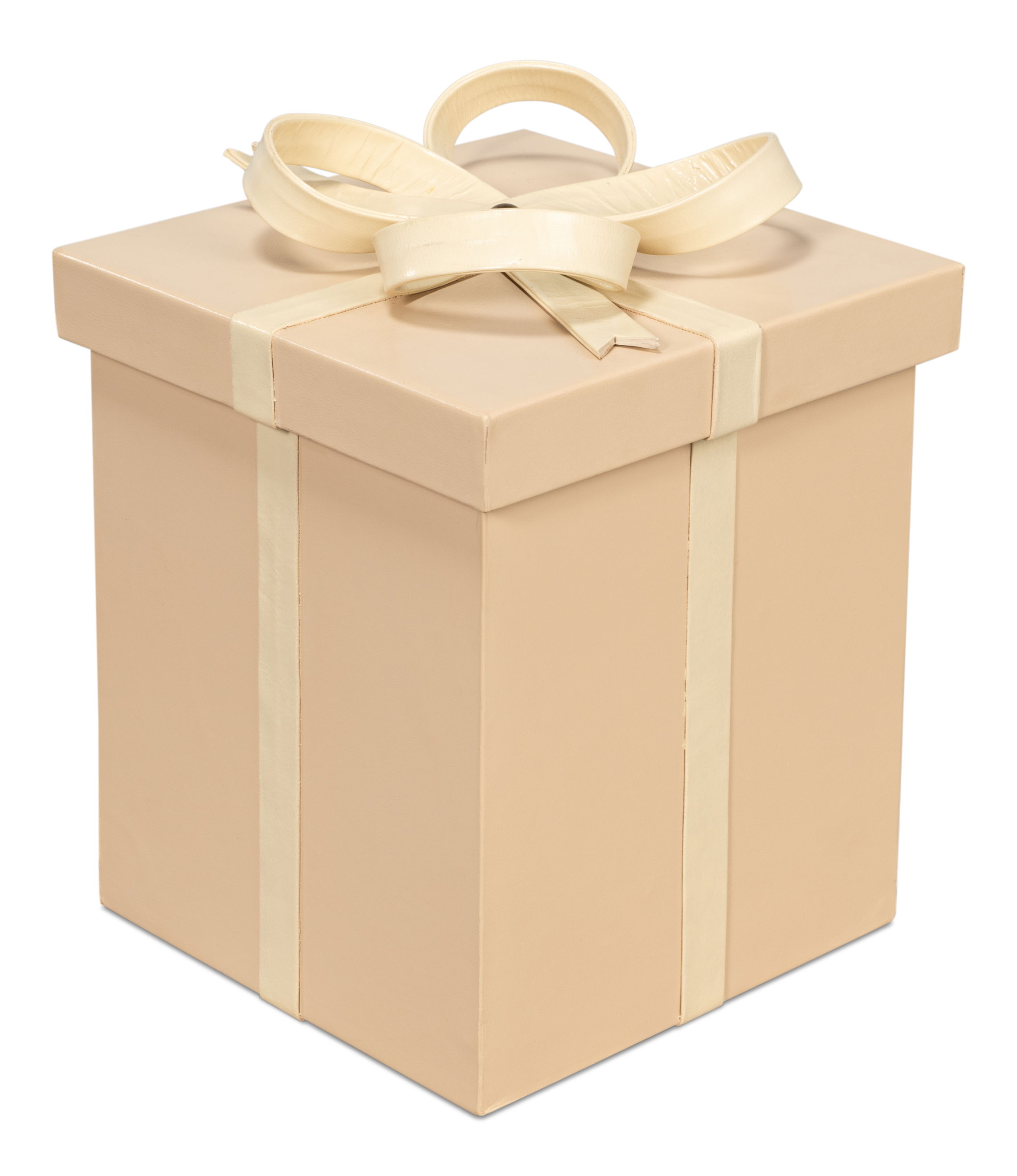 Ferrell Leather Holiday Boxes,S/3,Taupe, Decor by Sarreid, 8" length x 8" width x 9" height View 7