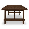 Esmond Outdoor Dining Table Brown, Outdoor Table by Moe's Home, 8'1.99" width x 2'6.24" height x 3'6.01" depth thumbnail 3