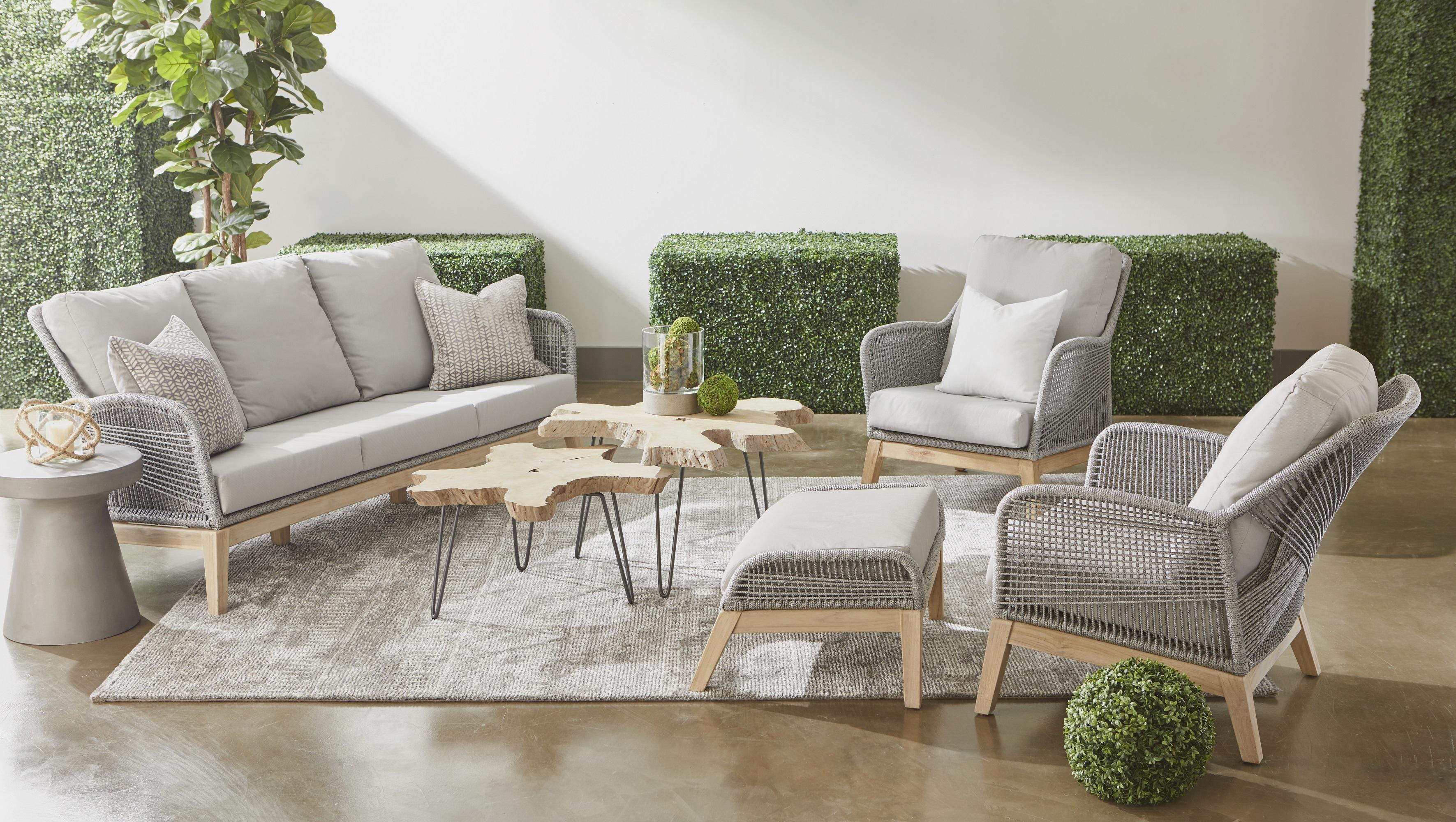 Loom Outdoor Footstool large image 