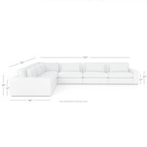 Online Designer Combined Living/Dining Bloor 6-Piece Sectional