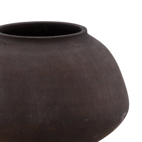 Nodal Vase Brown