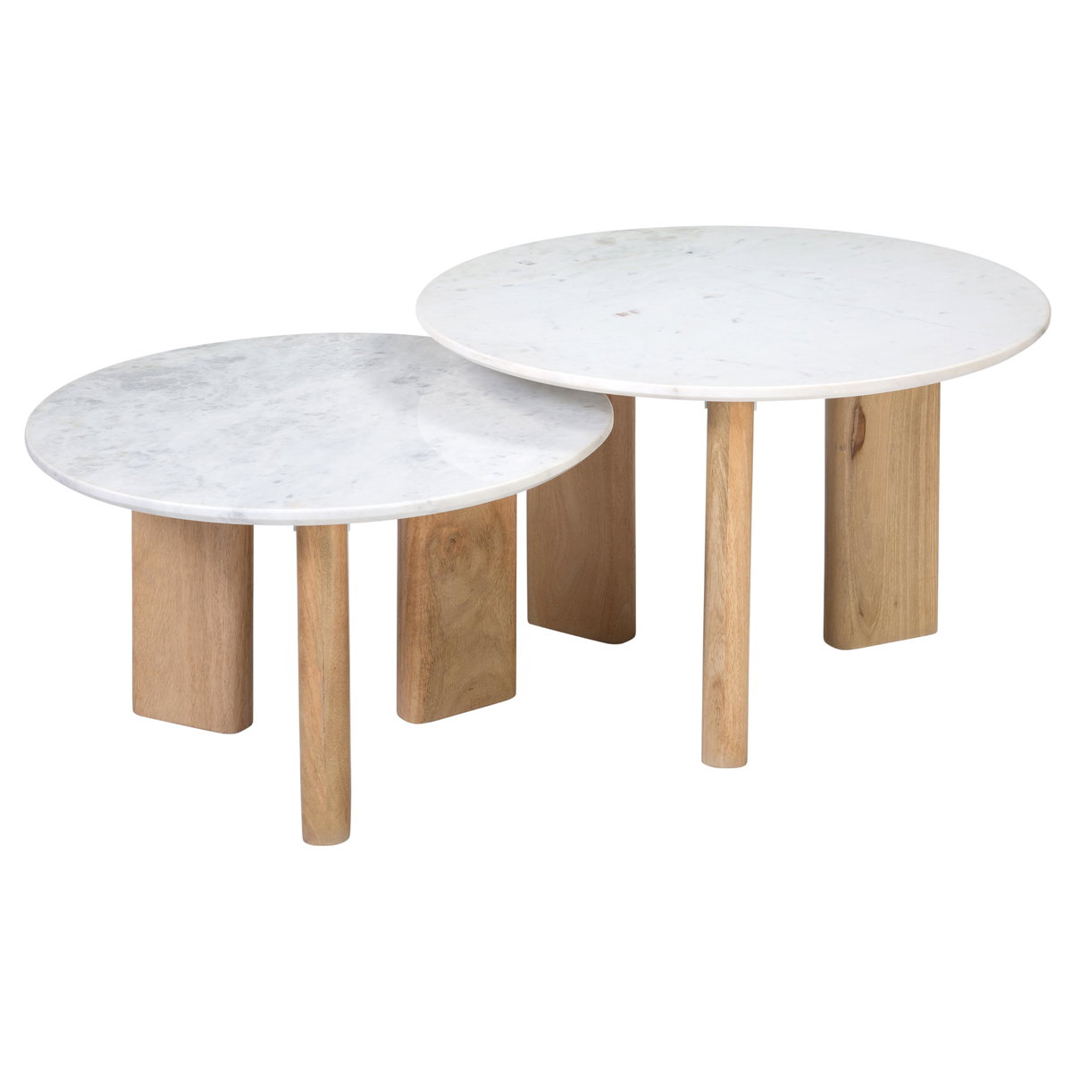 Bryn Coffee Table, by Dovetail, 30" width x 19" height x 30" diameter x 30" depth View 1