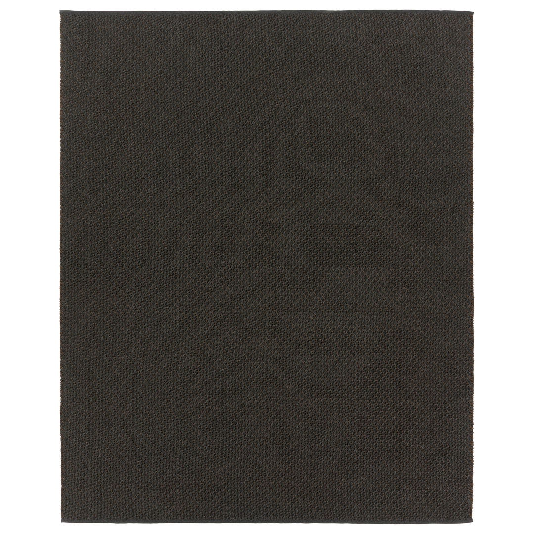 Sena Handmade Indoor/Outdoor Solid Black/ Dark Brown large image 