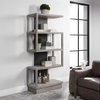 Nicasia Modern Etagere, Shelving & Bookcase by Uttermost, 36" width x 79.9" height x 17.3" depth thumbnail 4
