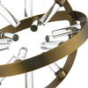 Realm Spherical Brass Sculptures Set Of 2 thumbnail 3