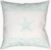 Seasalt & Starfish Accent Pillow, Decorative Pillow by Surya, 18" length x 18" width thumbnail