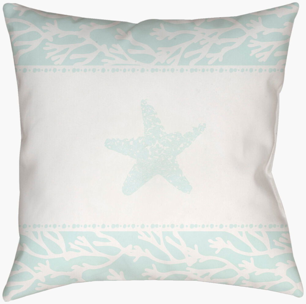 Seasalt & Starfish Accent Pillow, Decorative Pillow by Surya, 18" length x 18" width