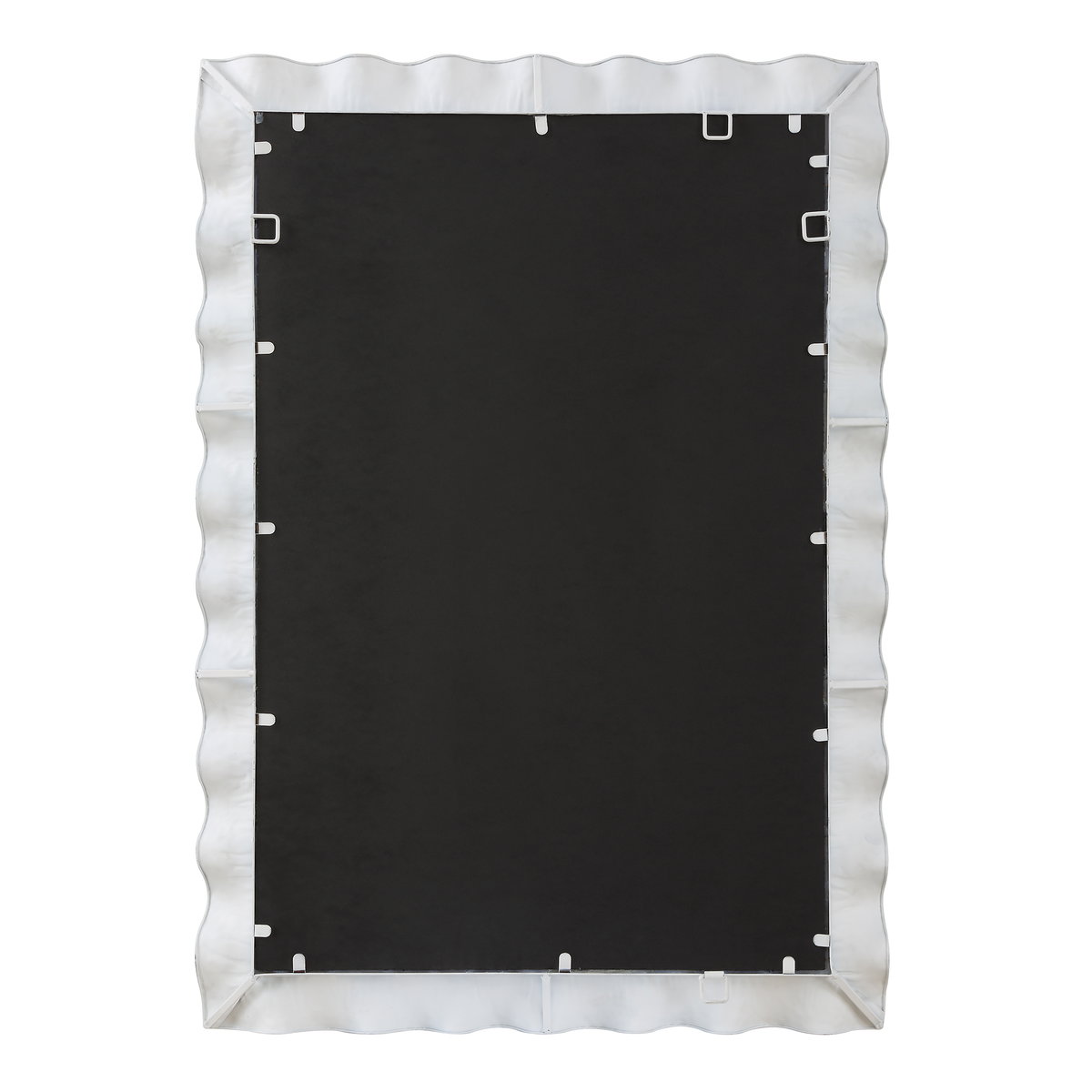 Haya White Scalloped Mirror, by Uttermost, 28.25" width x 40" height x 3" depth View 8