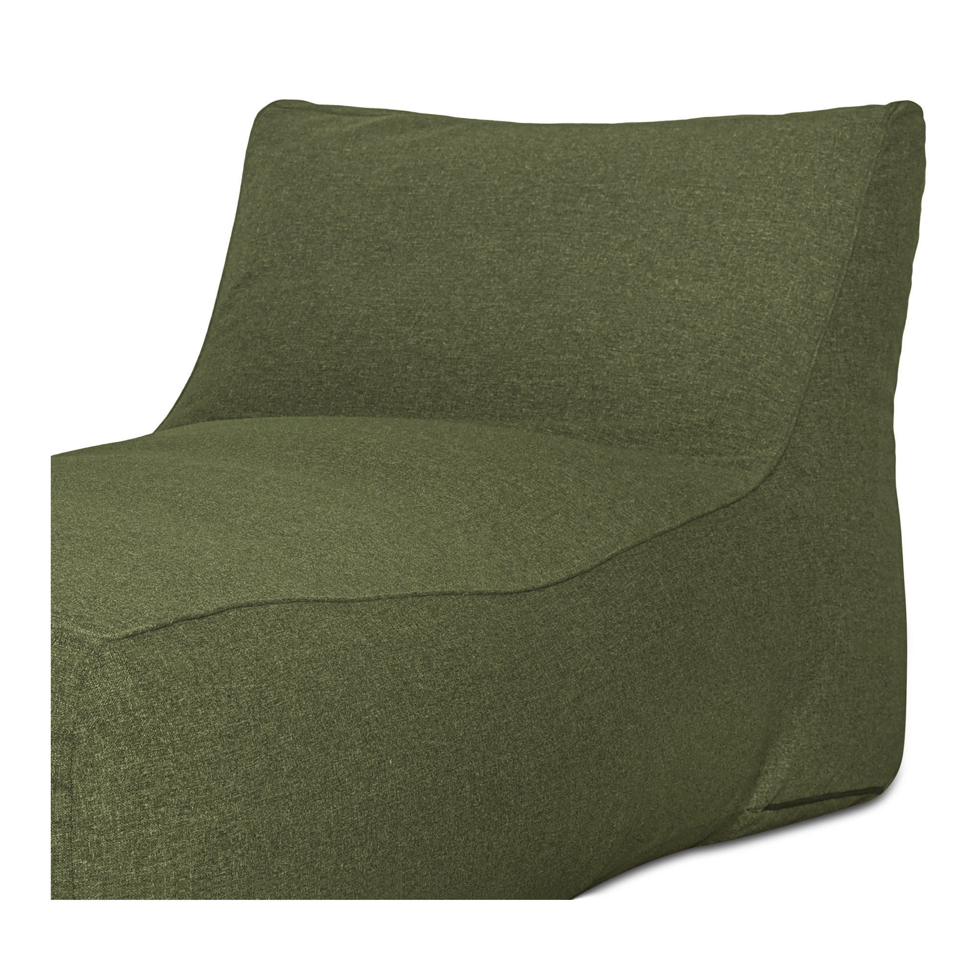 Lirio Outdoor Chaise Green, Chaise Lounges & Daybed by Moe's Home, 39" width x 31.5" height x 78" depth View 5