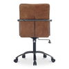 Roy Office Chair Open Road Brown Leather, by Moe's Home, 21.85" width x 36" height x 27.17" depth thumbnail 6