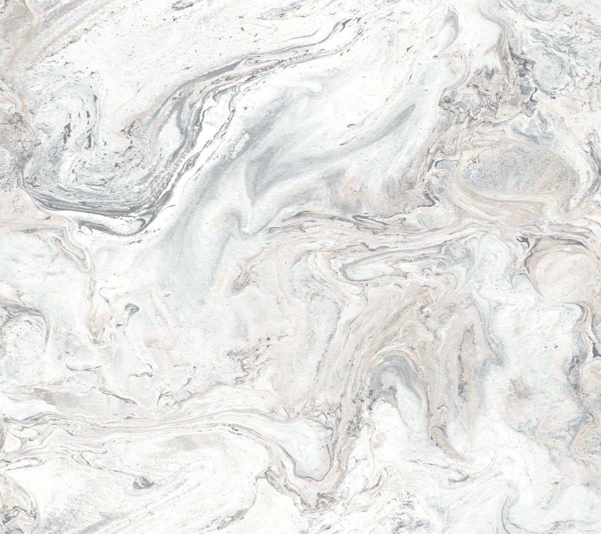 Oil & Marble White & Grey Peel & Stick Wallpaper, by York Wall, 20' length x 2'3" width x 0.02" depth