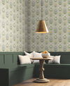 Mughal Rose Beige & Purple Wallpaper thumbnail 1
