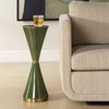 Ronde Jade Green Drink Table, Side & End Table by Uttermost, 8.5" width x 24" height x 8.5" depth thumbnail 2