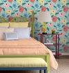 Jungle Garden Sky Blue Peel & Stick Wallpaper thumbnail 1