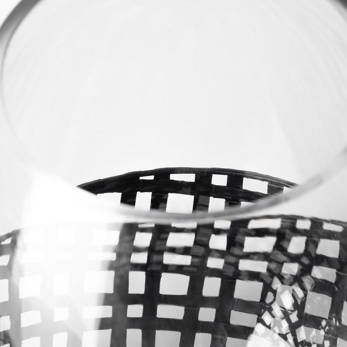 Reena I Small Black Woven Metal Base Table Candle Holder, Candles & Candle Holder by Mercana, 6.3" length x 6.3" width x 7.87" height View 7