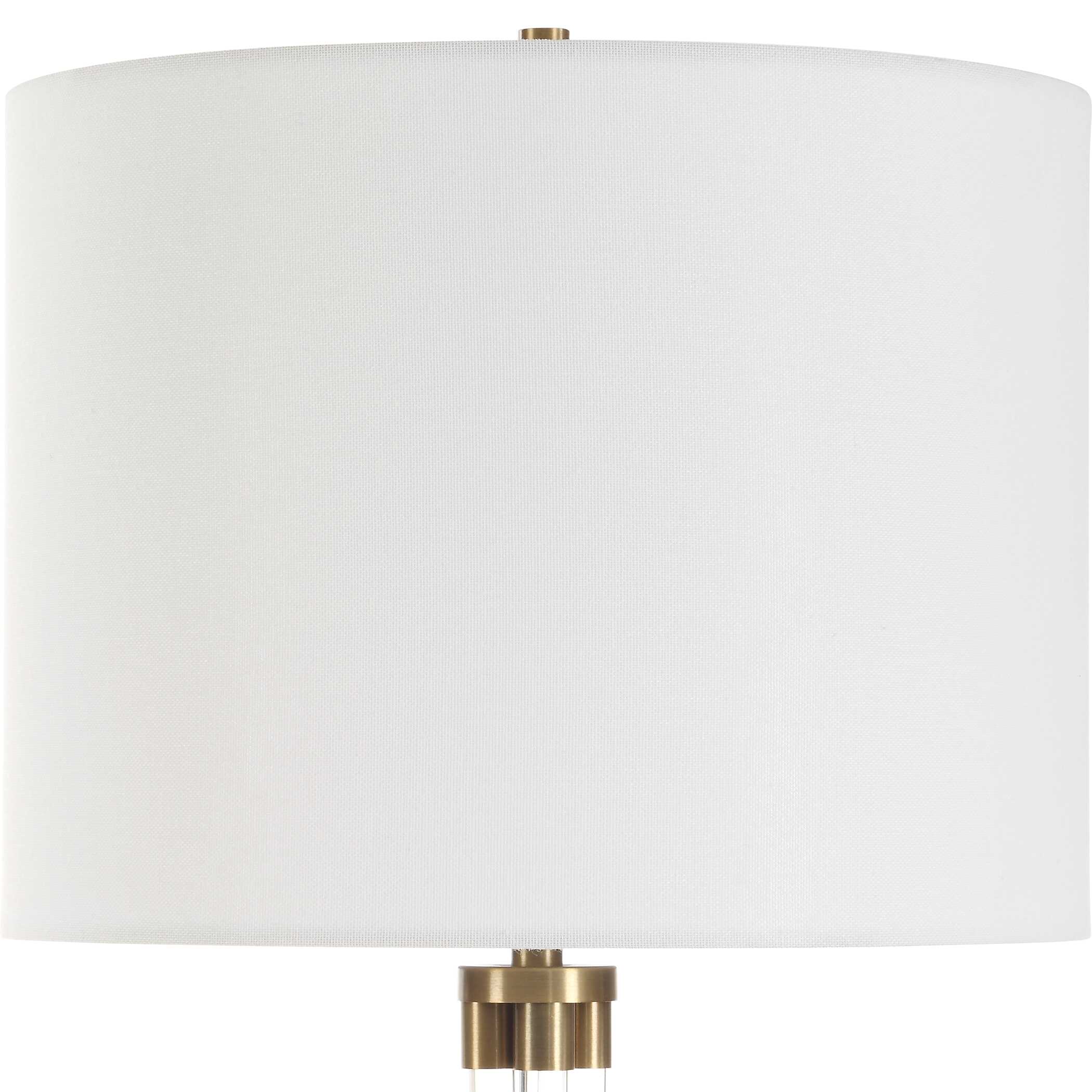 Outline Cordless LED Table Lamp, by Uttermost, 16" width x 30.75" height x 16" depth View 8