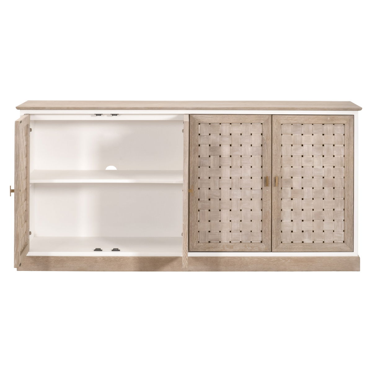 Weave Media Sideboard, Cabinets & Sideboard by Essentials for Living, 74" width x 35.5" height x 18.5" depth View 4