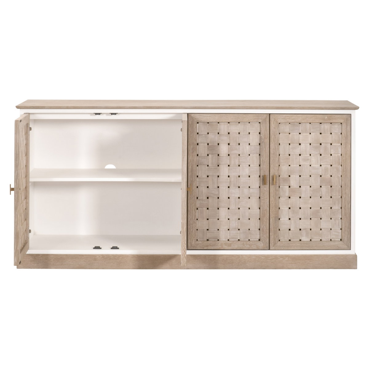 Weave Media Sideboard, Cabinets & Sideboard by Essentials for Living, 74" width x 35.5" height x 18.5" depth View 4