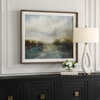 Blue Reverie Framed Abstract Lake Print, by Uttermost, 3'5.25" width x 2'11.25" height x 2.5" depth thumbnail 4