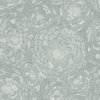 Zen Dahlia Green Peel & Stick Wallpaper, by York Wall, 16'6" length x 1'8.5" width x 0.02" depth thumbnail